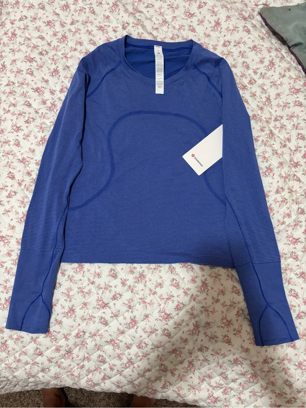lululemon athletica Long-Sleeve Seam-Detail Top - Blue